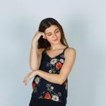 Sequin Star Graphic Top