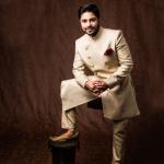 Regal Ember Indo-Western Sherwani Set