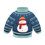 Kids Snowman Winter Sweater