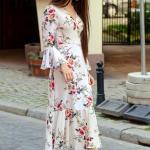 Bella Bloom Floral Midi Dress